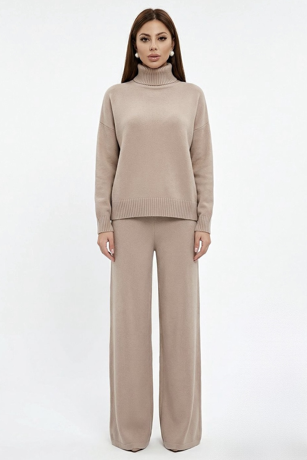 Брюки кашемировые (бежевый)